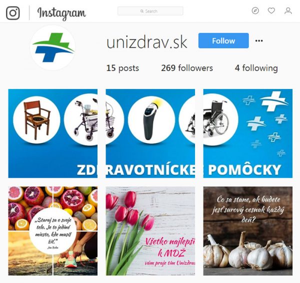 Unizdrav.sk & Unizdrav.cz – eshop so zdravotníckymi potrebami a pomôckami